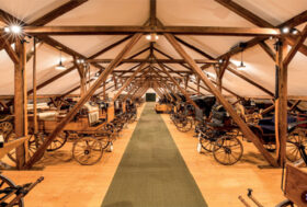 Carrozze in legno verniciato