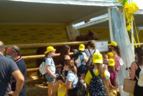 A Castelporziano alla prima Festa dell’educazione alimentare nelle scuole, certamente non poteva mancare il CAITPR