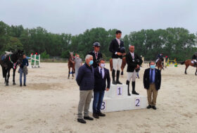 Giovanni Carboni su Rubacuori Baio si conferma campione sardo al Siete Fuentes Centro Equestre di San Leonardo-Santu Lussurgiu