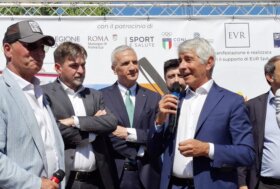 A Sport in Famiglia – dichiarazione Ministro Andrea Abodi e di Claudio Carserà AD di EUR Spa – presenti all’inaugurazione