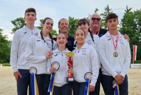 Giovani del volteggio a segno a Stadl Paura