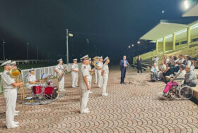 Ippodromo Federico Caprilli – la Fanfara dell’Accademia Navale