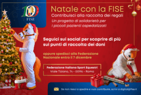 Natale con la FISE: al via la nona edizione dell’iniziativa solidale della Federazione Italiana Sport Equestri